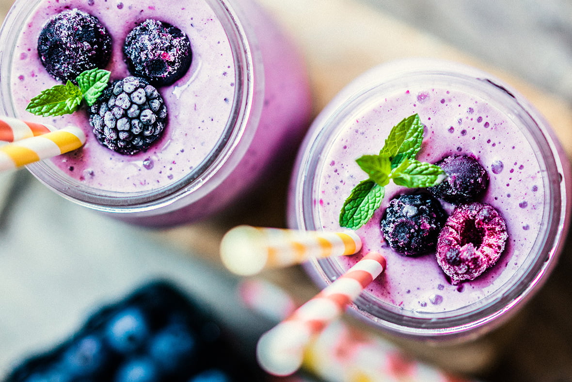 Vitamin C & Antioxidant Booster Smoothie with Blackcurrant
